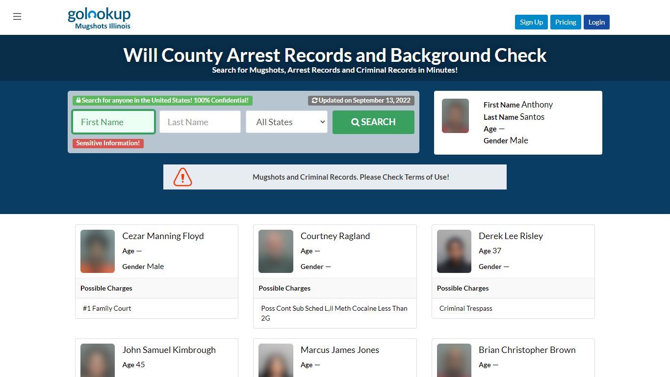 Will County Mugshots, Will County Arrest Records - GoLookUp